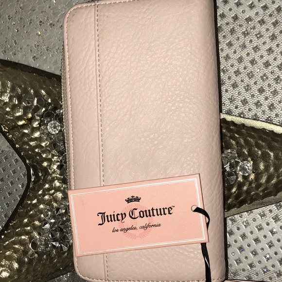 🌟HP🌟🧚‍♀️Juicy Couture VINTAGE Large Blush Wallet NWT - Picture 3 of 4